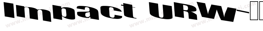 Impact URW字体转换